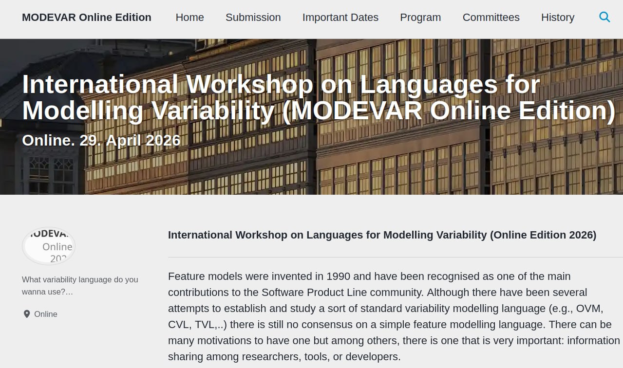DiversoLab participation in MODEVAR 2026
