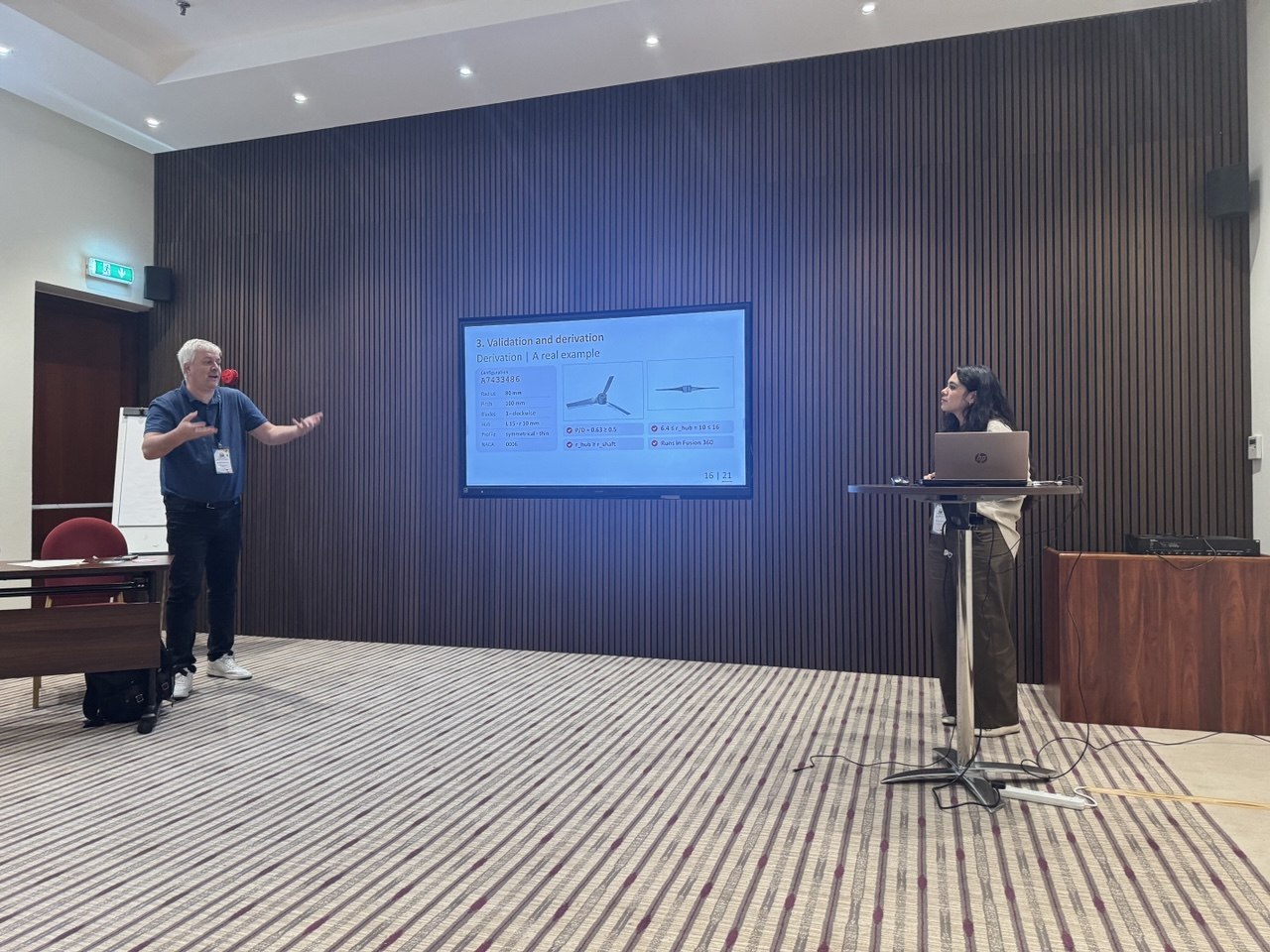 Esther Rocío Valladolid presents UVL-based variability modelling of drone propellers at MODEVAR 2026